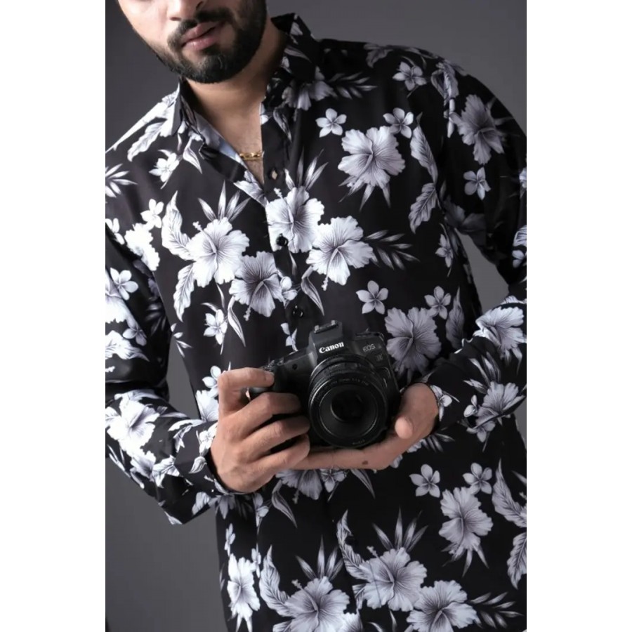 Men Regular Fit Printed full sleeve Casual Shirt