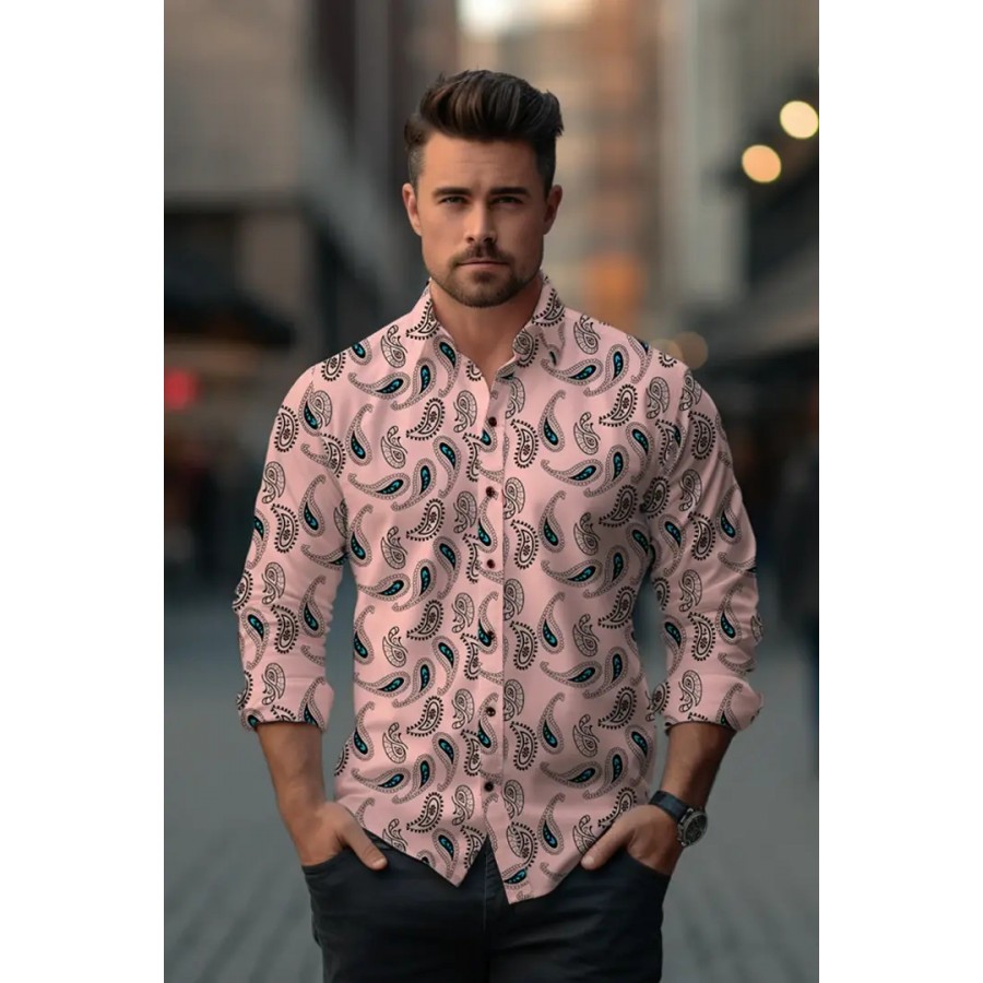 Men Stylish Printed Casual Shirt