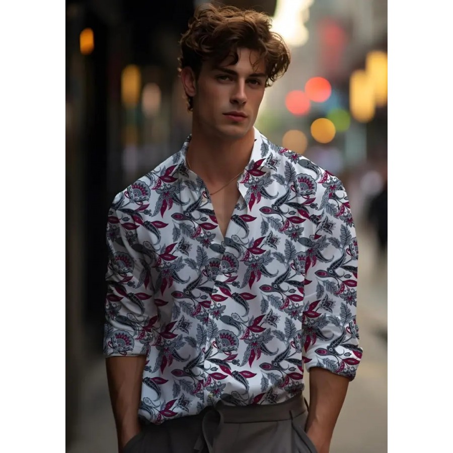 Men Stylish Printed Casual Shirt