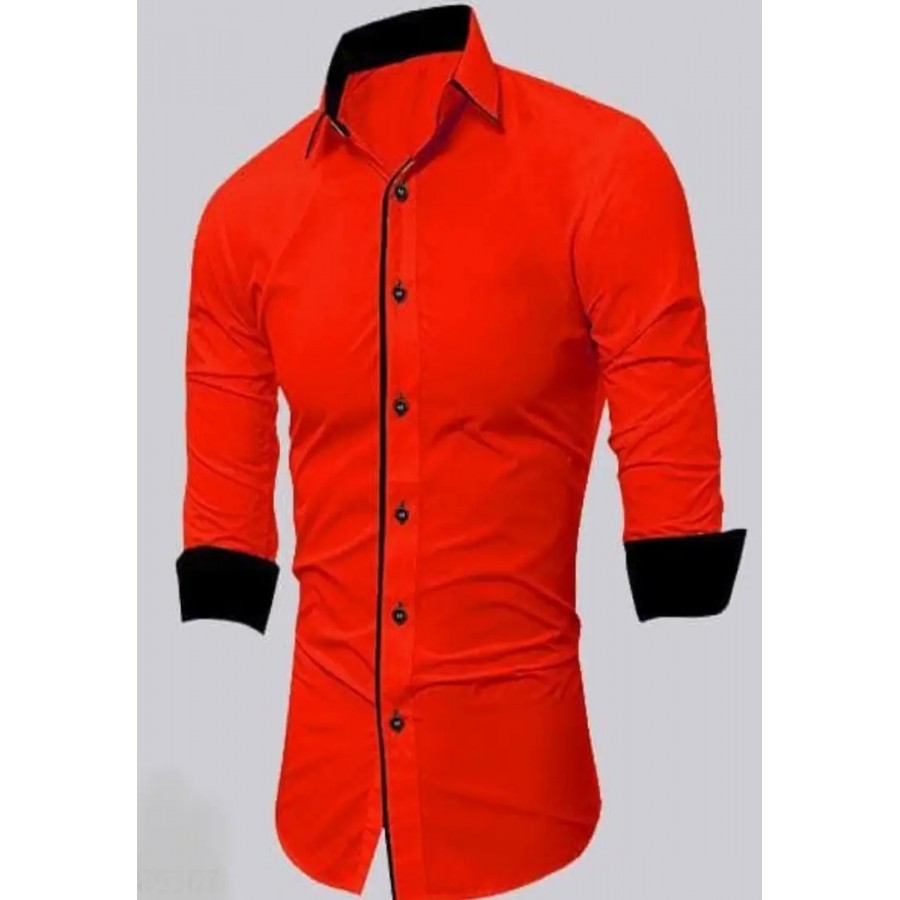 Men Stylish Solid Casual Shirt