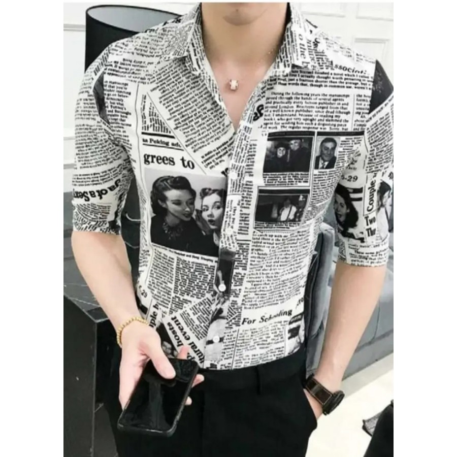 Men's Digital Printed Casual Shirt