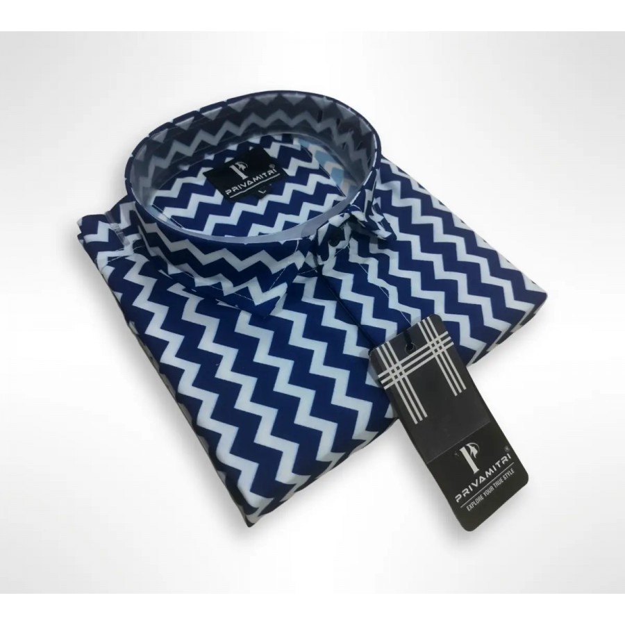 Men's Printed Casual Shirt - Look Your Best, Feel Your Best