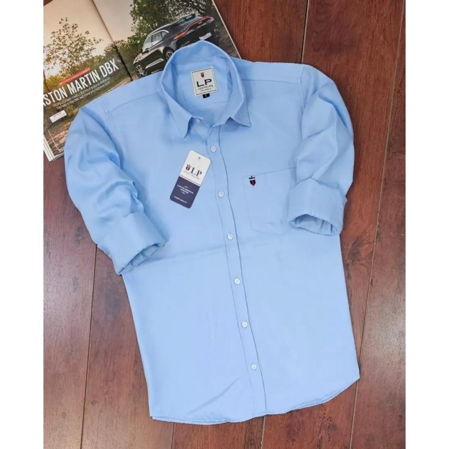 Mens Casual Plane Shirt