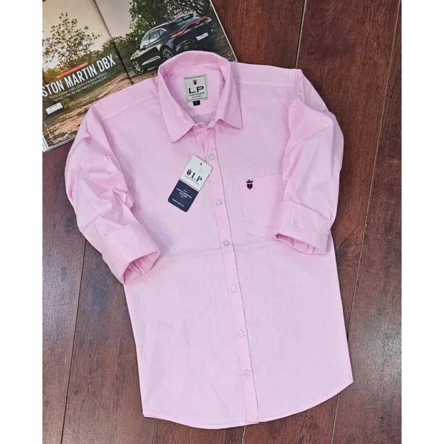 Mens Casual Plane Shirt