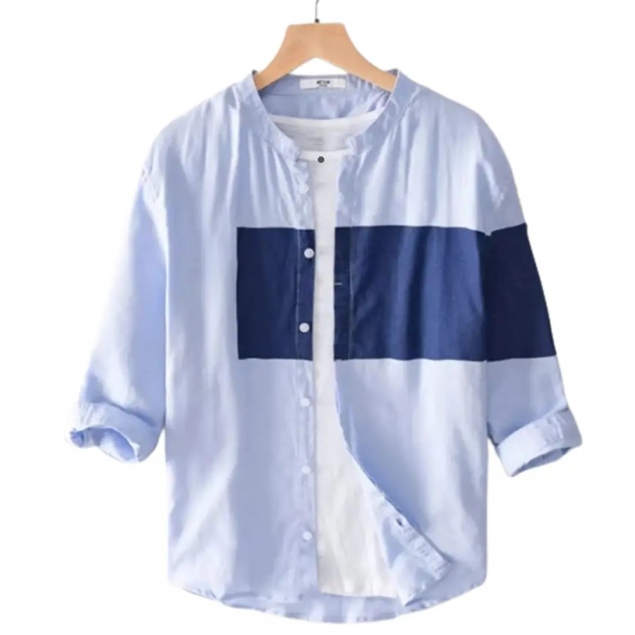 Men's Regular Fit Full Sleeve Cotton Casual Wear Summer Wear Striped Shirt