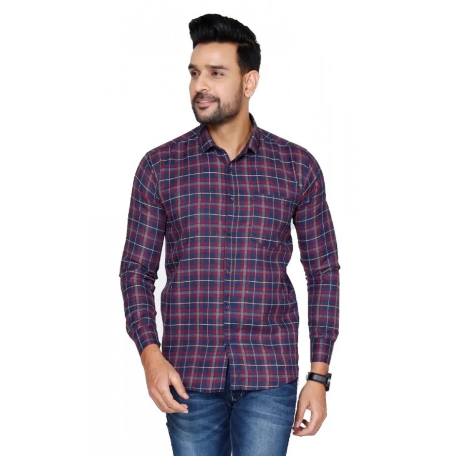 Multi Cotton Casual Shirts For Men