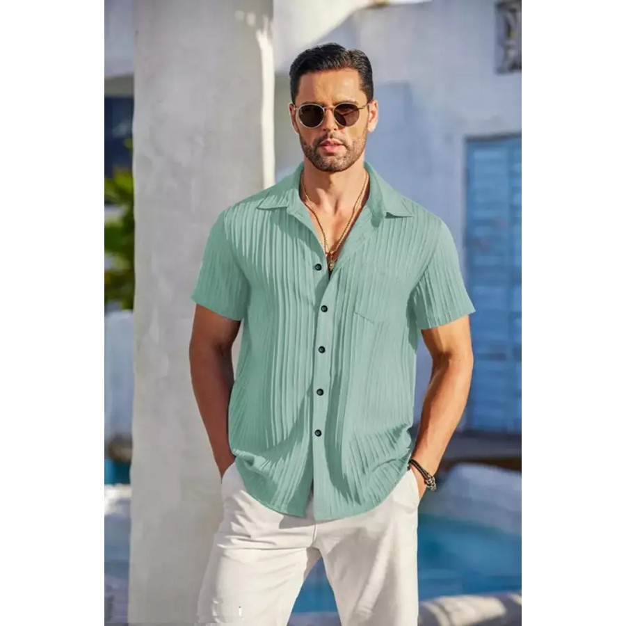 Multicoloured Cotton Printed Casual Shirts For Men