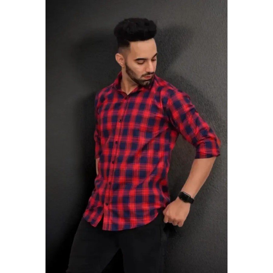 New Trendy Checks Print Shirt