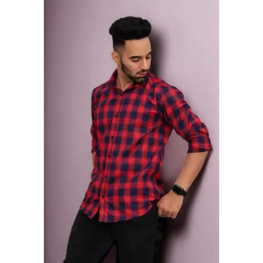 New Trendy Checks Print Shirt