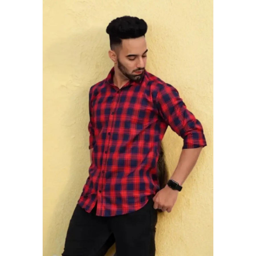 New Trendy Checks Print Shirt