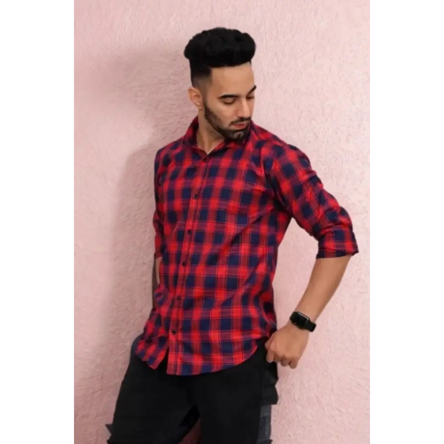 New Trendy Checks Print Shirt