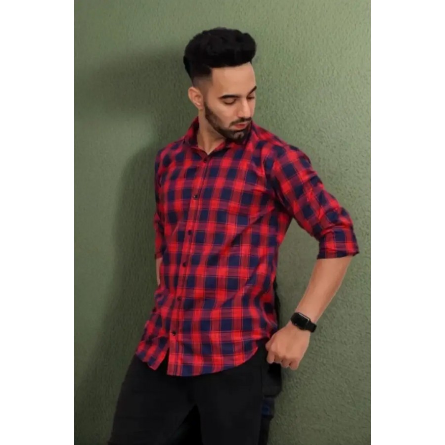 New Trendy Checks Print Shirt