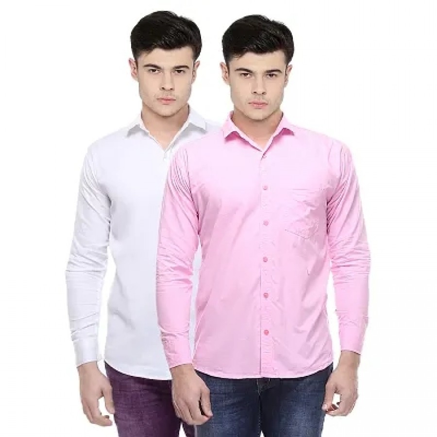 Pack Of 2 Cotton Shirts For Men