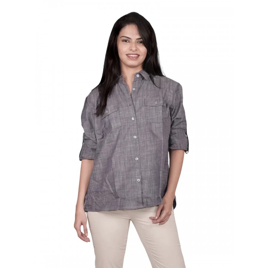 Rad prix Grey Chambray Shirt