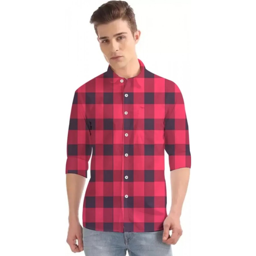 Red Check Full Sleeve Shirt