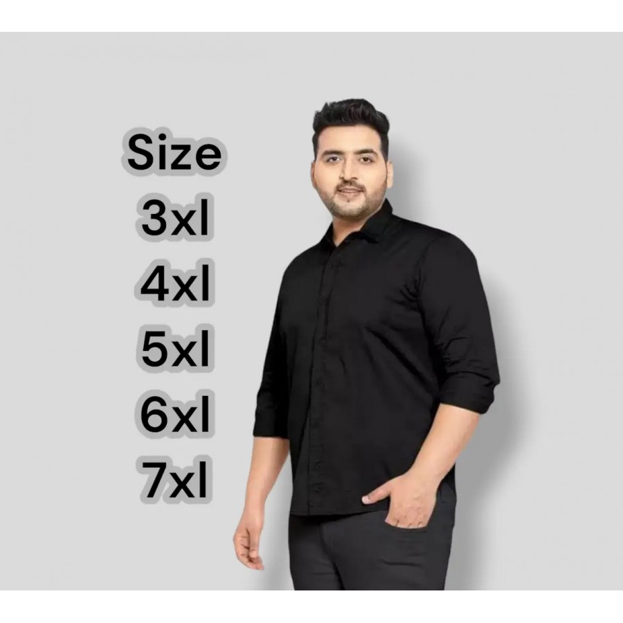 Reliable Black Cotton Solid Long Sleeves Casual Shirts For Men