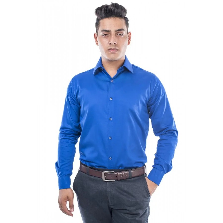 Reliable Blue Cotton Checked Long Sleeves Casual Shirts For Men