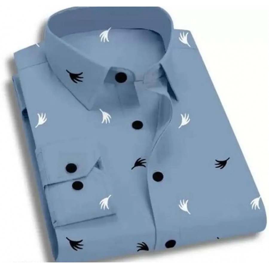 Reliable Cotton Printed Long Sleeves Shirts For Men