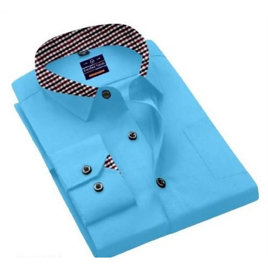 Reliable Cotton Self Pattern Long Sleeves Shirts For Men