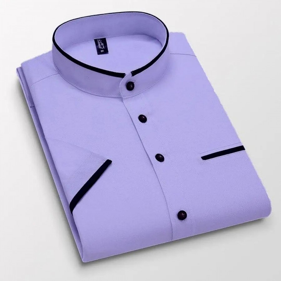 Reliable Cotton Solid Half Sleeve Casual Shirt For Men