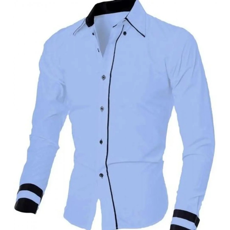 Reliable Cotton Solid Long Sleeves Shirts For Men