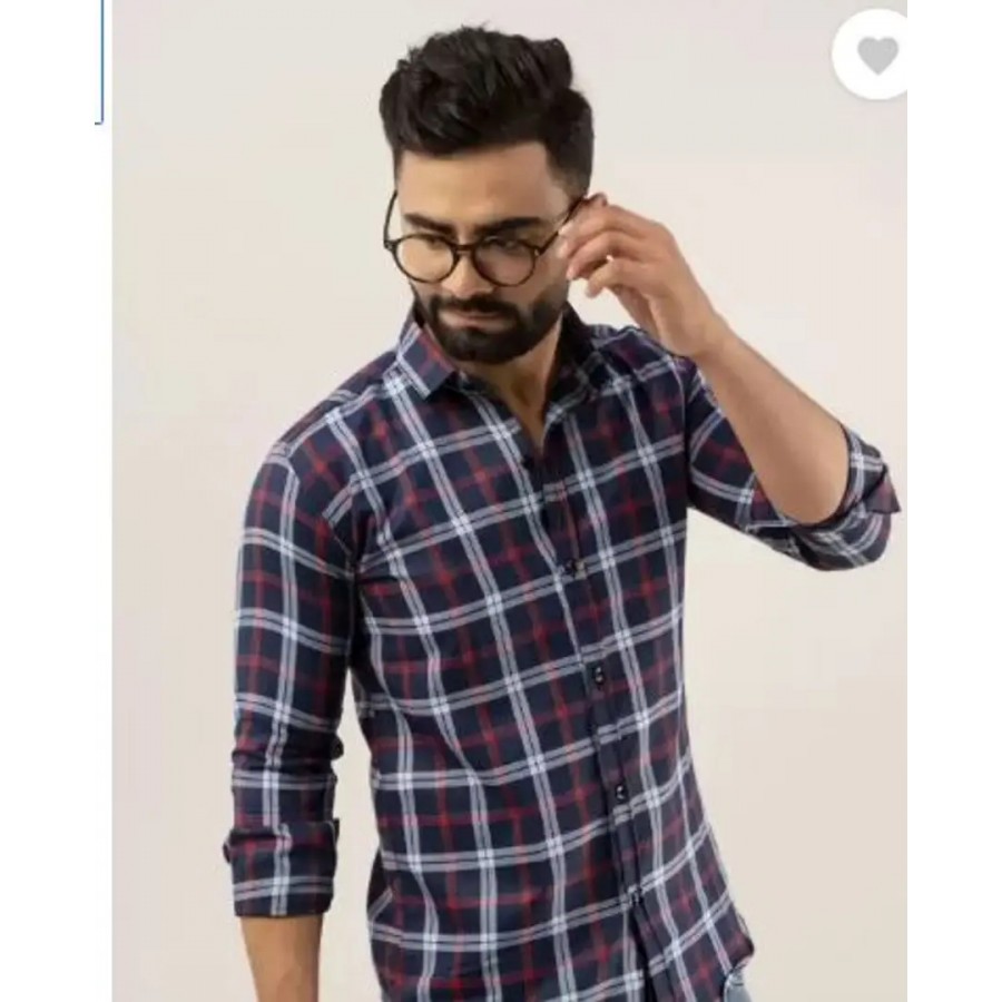 Reliable Multicoloured Cotton Checked Long Sleeves Casual Shirts For Men