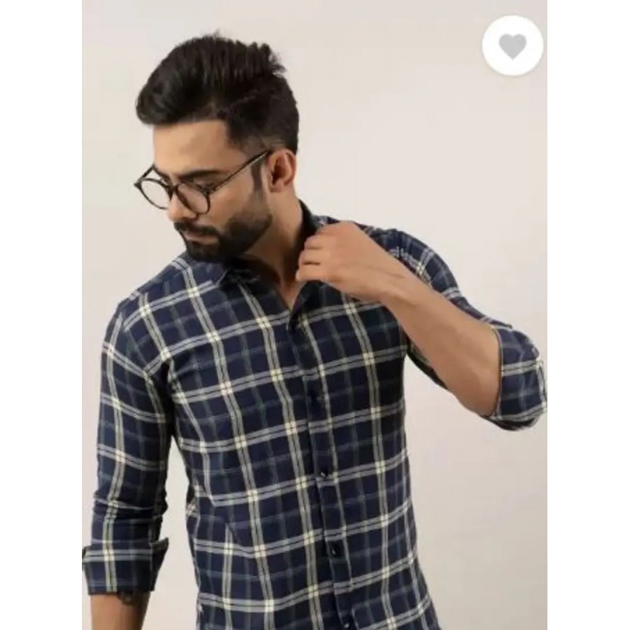 Reliable Multicoloured Cotton Checked Long Sleeves Casual Shirts For Men