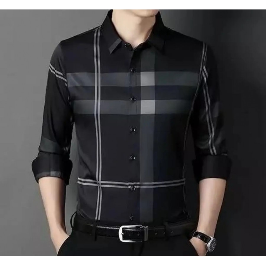 Reliable Lycra Casual Shirts For Men