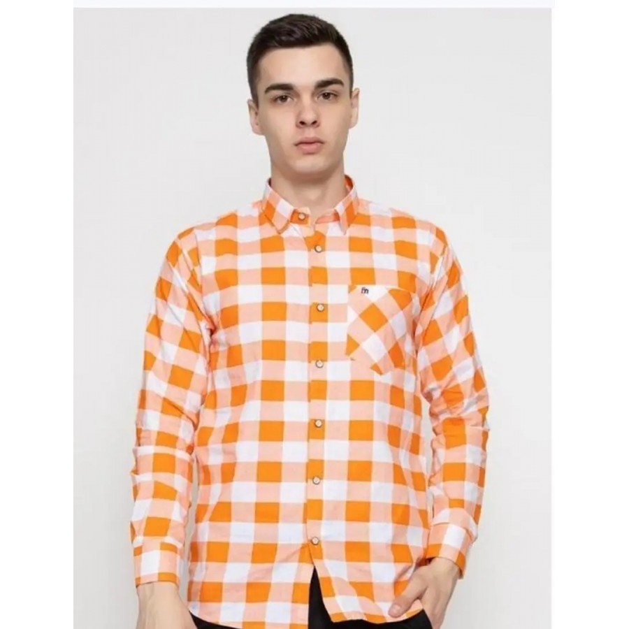 Reliable Multicoloured Cotton Long Sleeves Casual Shirt For Men