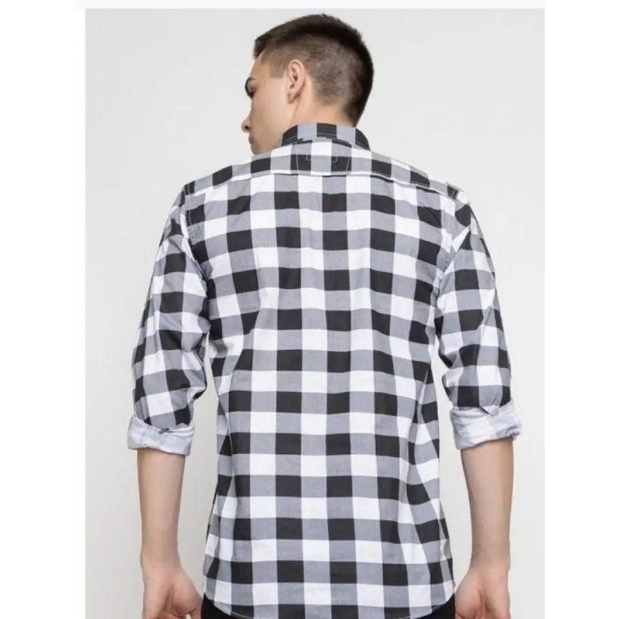 Reliable Multicoloured Cotton Long Sleeves Casual Shirt For Men