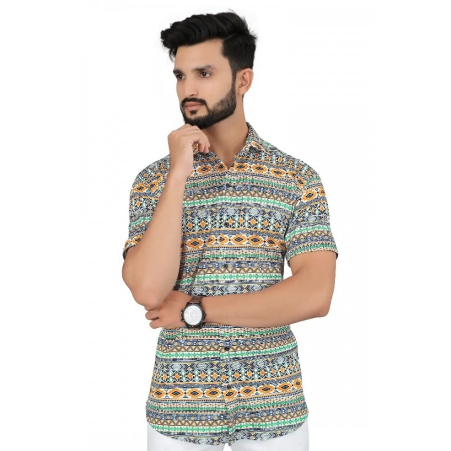 SHIVANSH CREATION MEN PRINTED CASUAL SHIRT