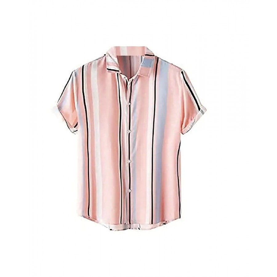 SL FASHION Men's Shirts Casual Shirts Formal Shirt (X-Large, Pink Patti)