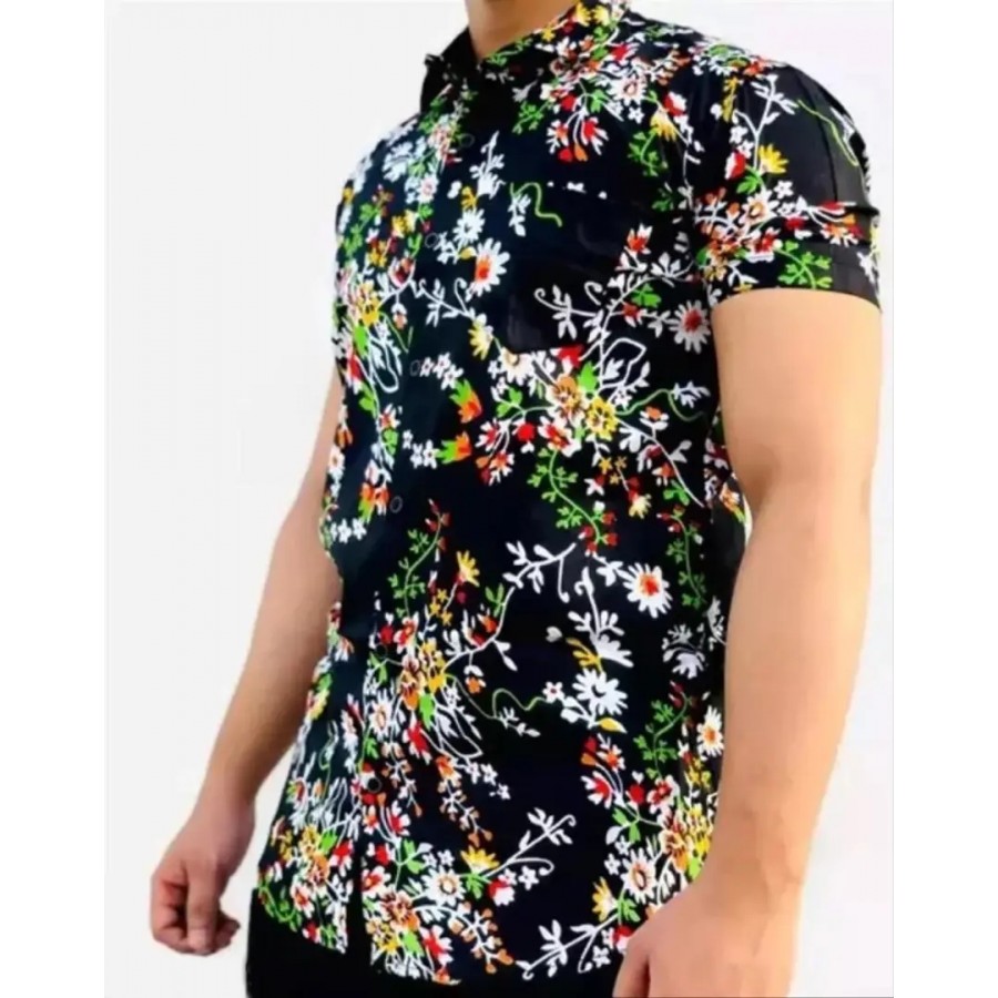 Stylish And Classy Rayon Printed Shirt For Men