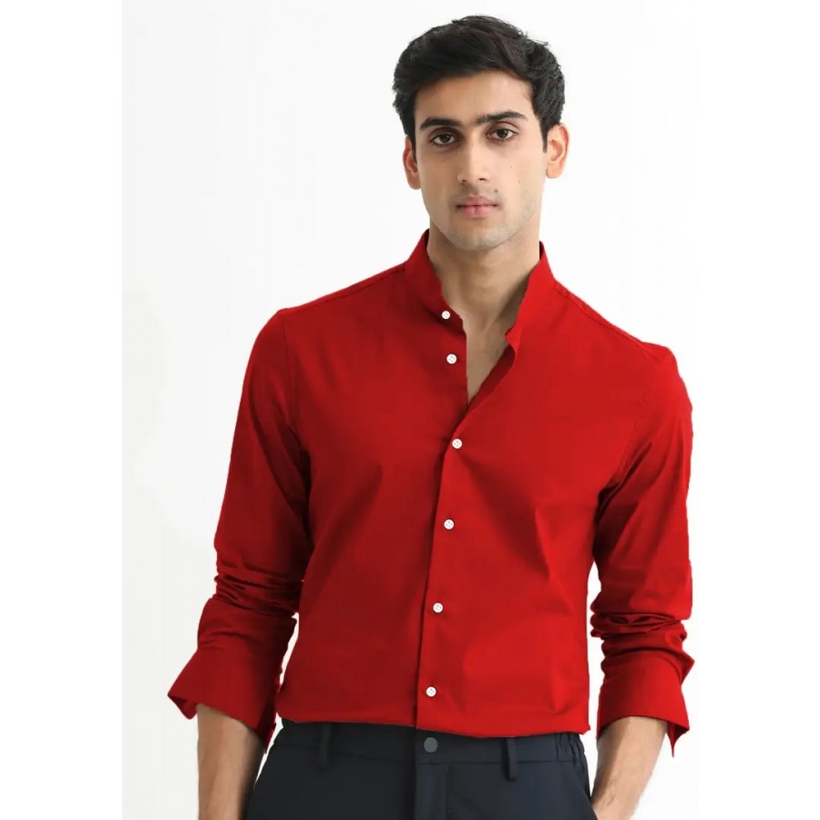 Stylish Cotton Blend Casual Shirts For Men