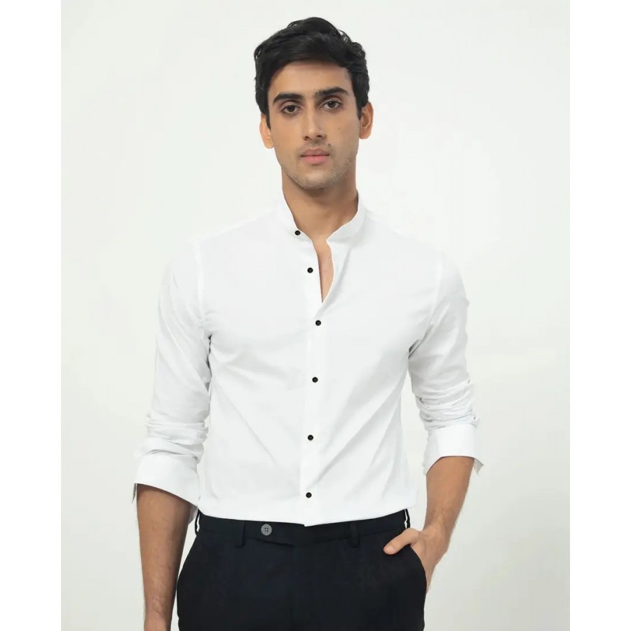 Stylish Cotton Blend Casual Shirts For Men