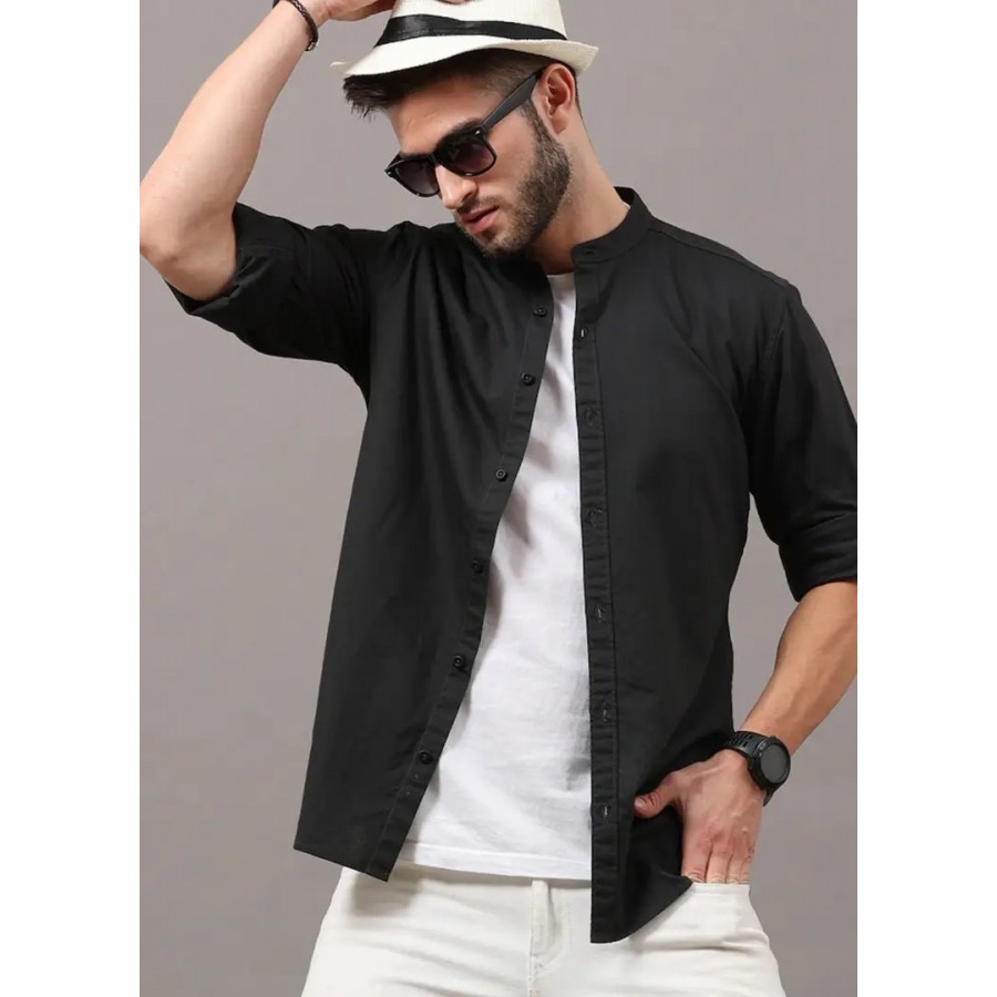 Stylish Cotton Blend Casual Shirts For Men