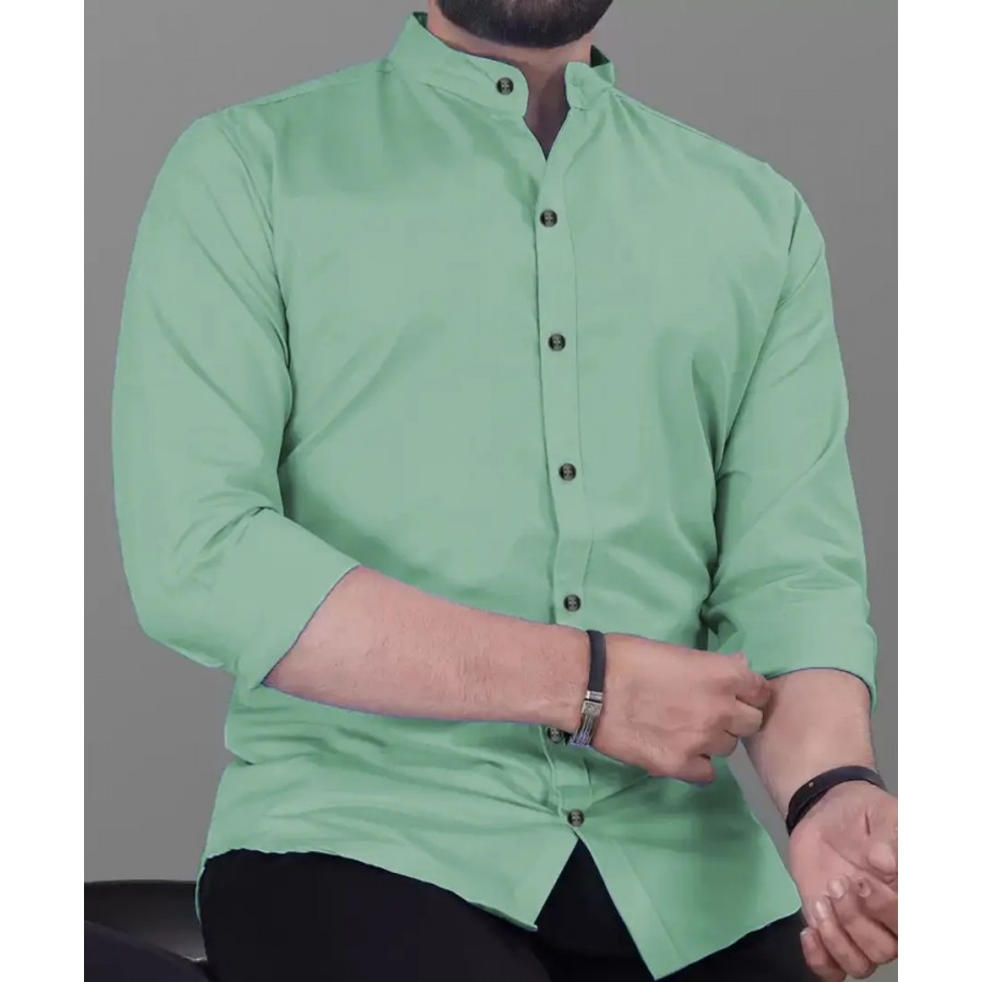 Stylish Cotton Blend Casual Shirts For Men