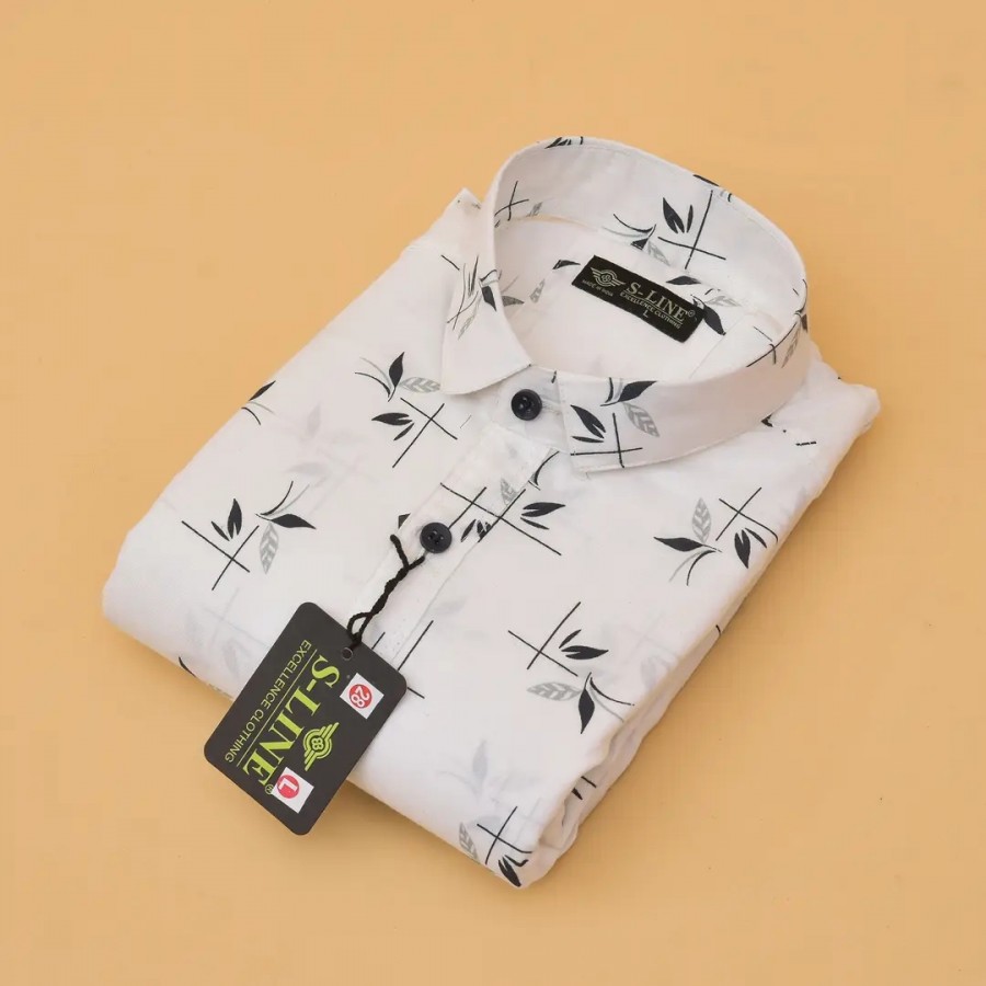 Stylish Cotton Blend Casual Shirts For Men