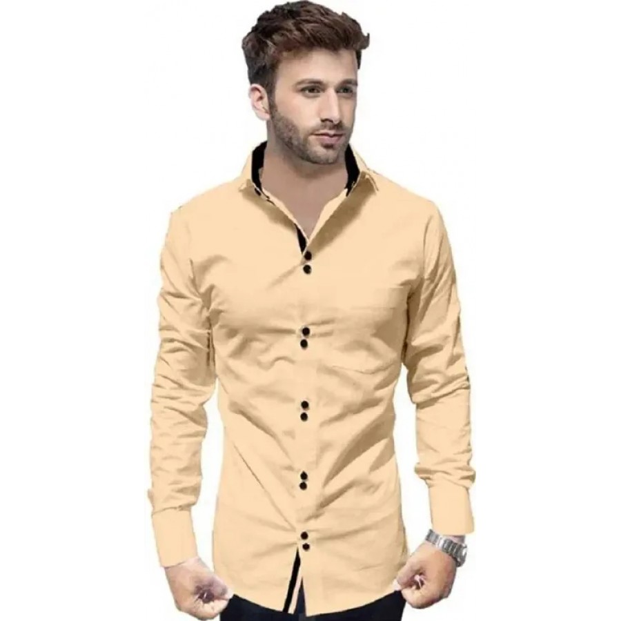 Stylish Cotton Blend Shirt For Men