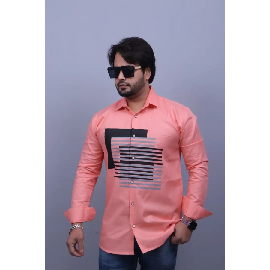 Stylish Cotton Long Sleeves Shirt For Men