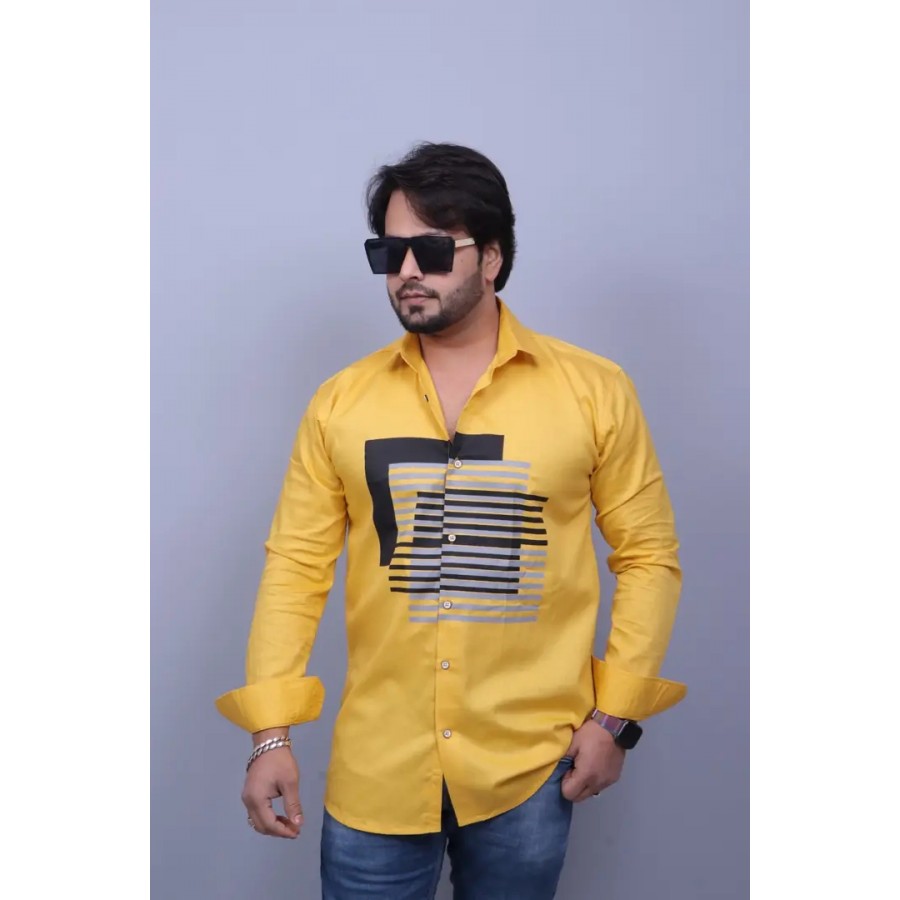 Stylish Cotton Long Sleeves Shirt For Men