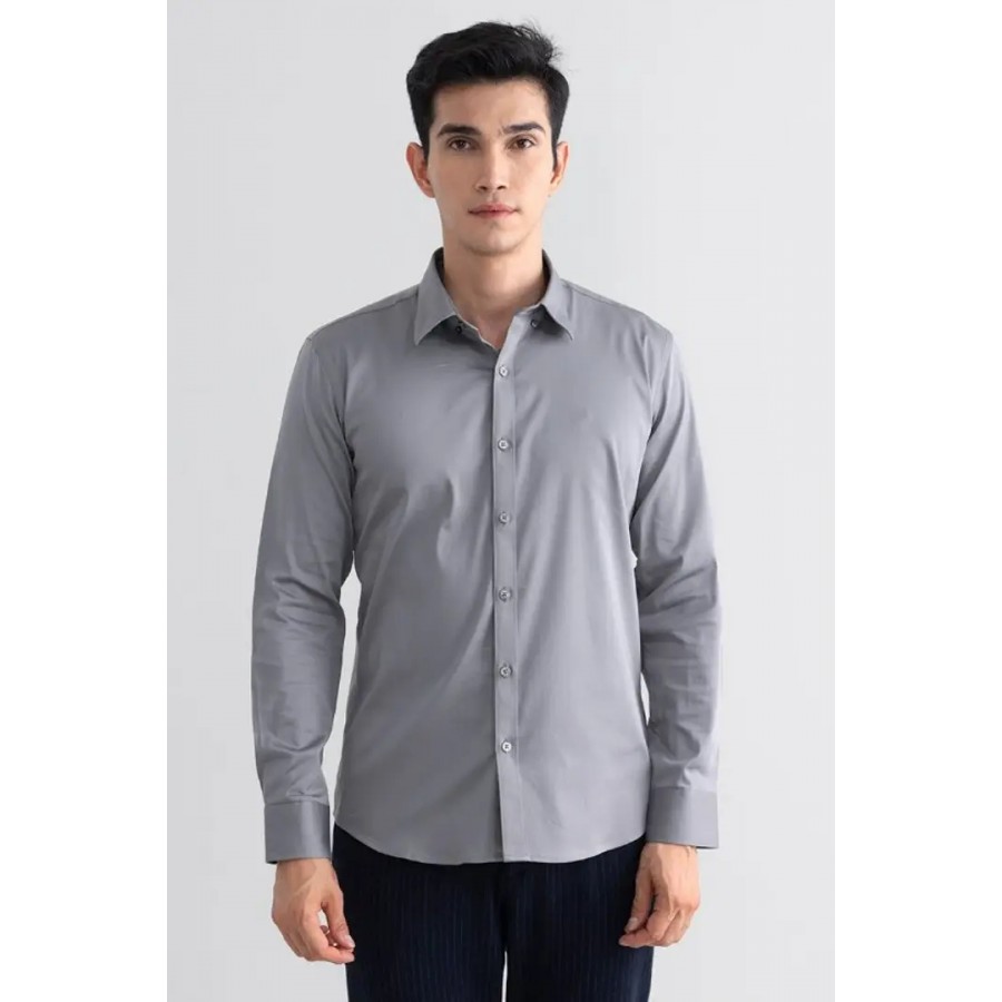 Stylish Cotton Solid Casual Shirt For Men