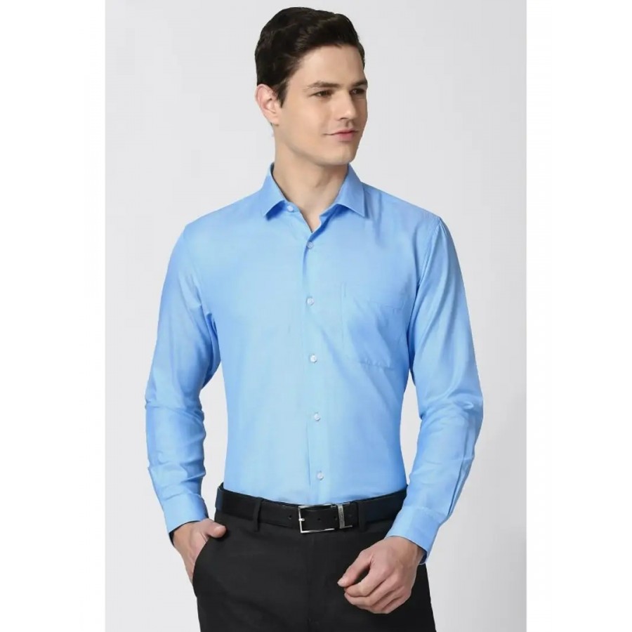 Stylish Cotton Solid Long Sleeve Casual Shirt For Men