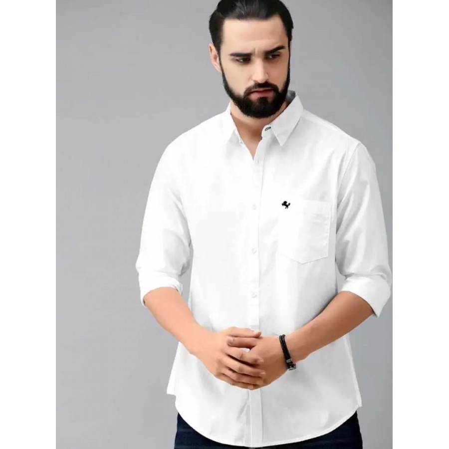 Stylish Fancy Cotton Blend Long Sleeves Casual Shirts For Men