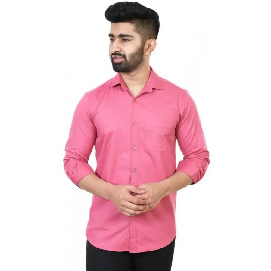 Stylish Fancy Cotton Blend Long Sleeves Casual Shirts For Men