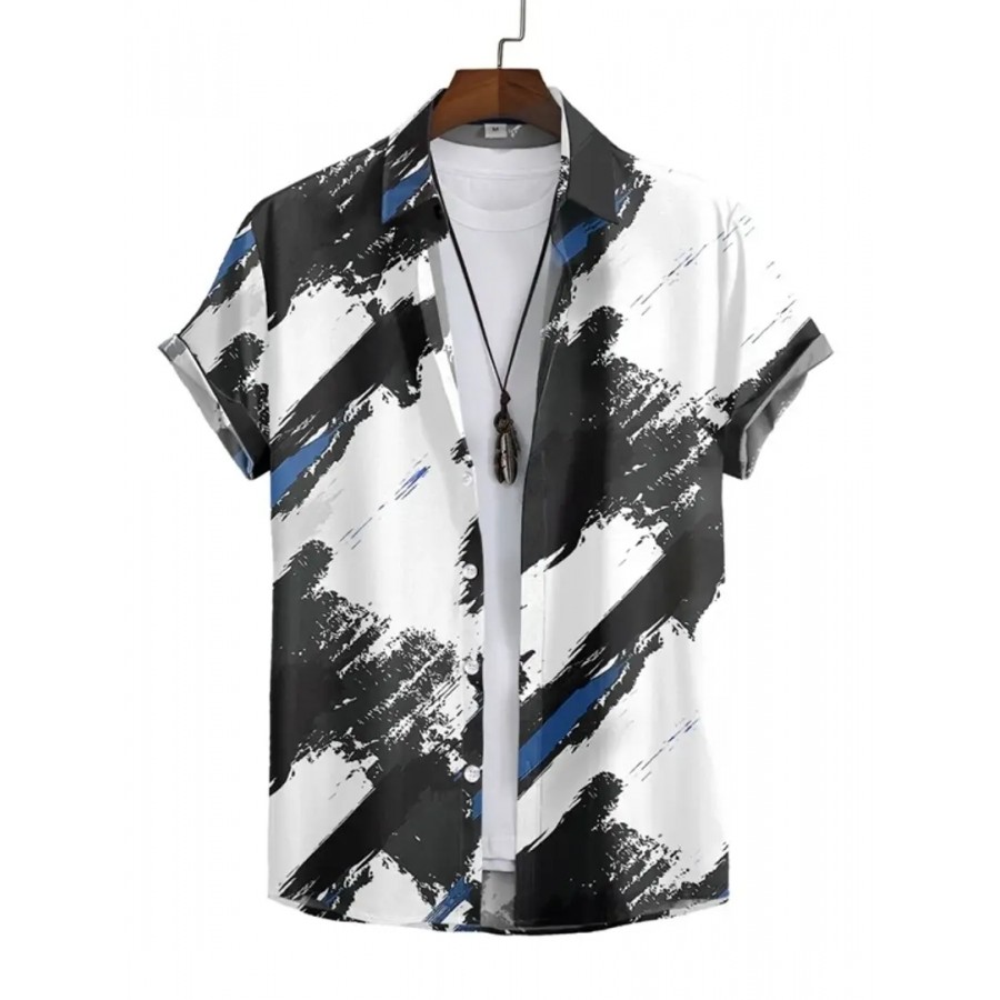 Stylish Fancy Lycra Casual Shirts For Men