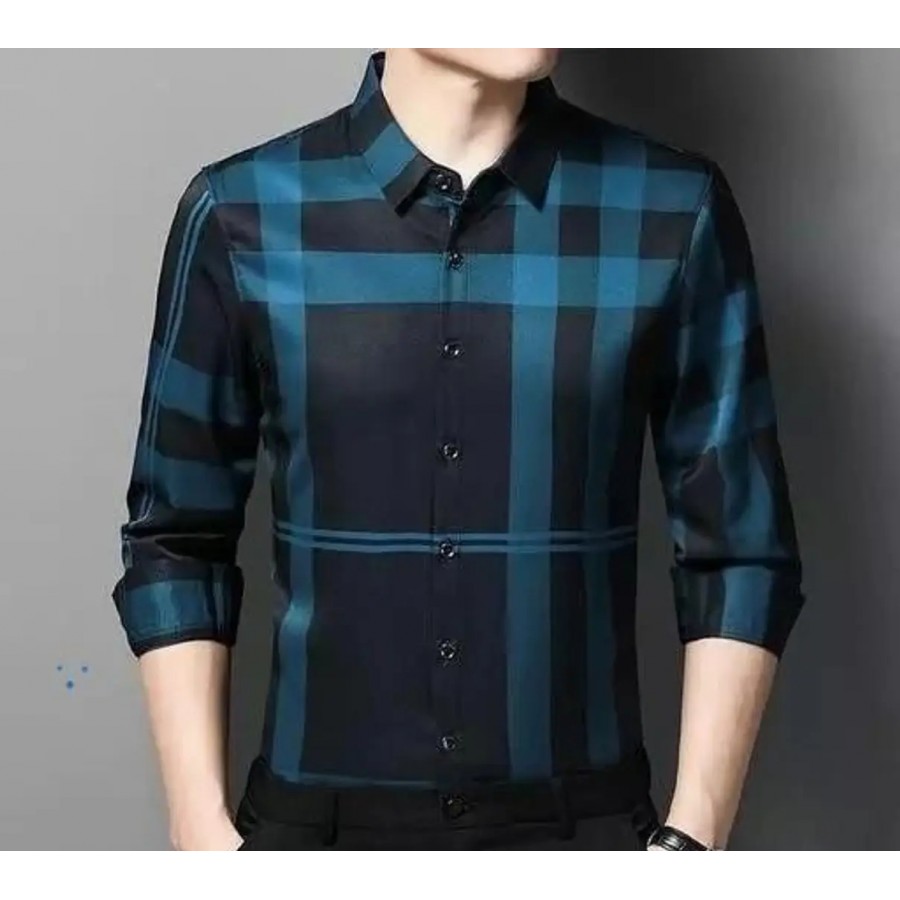 Stylish Lycra Long Sleeves Shirt For Men