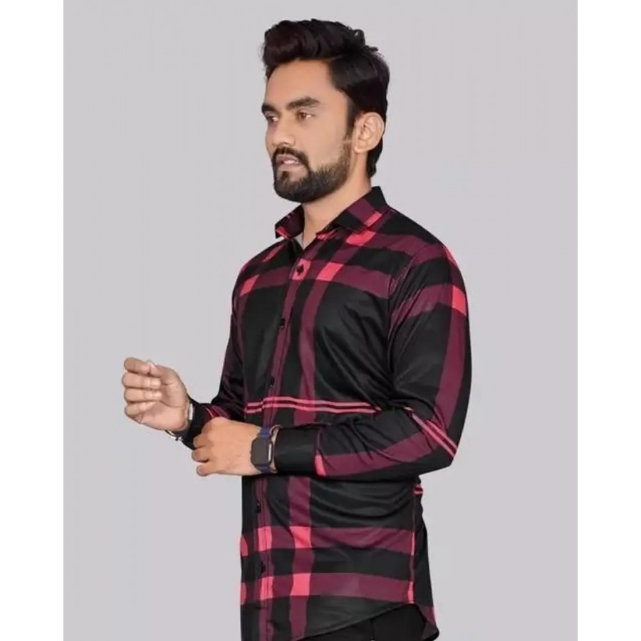 Stylish Lycra Long Sleeves Shirt For Men