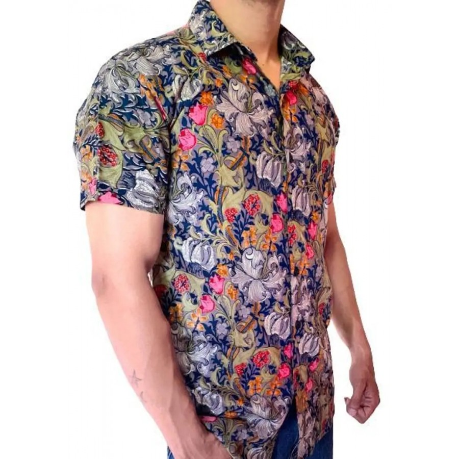 Stylish And Classy Rayon Printed Shirt For Men