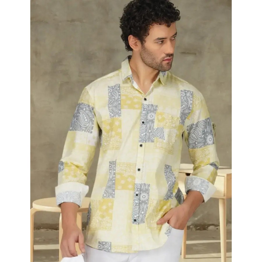 Stylish Cotton Long Sleeves Casual Shirts For Men